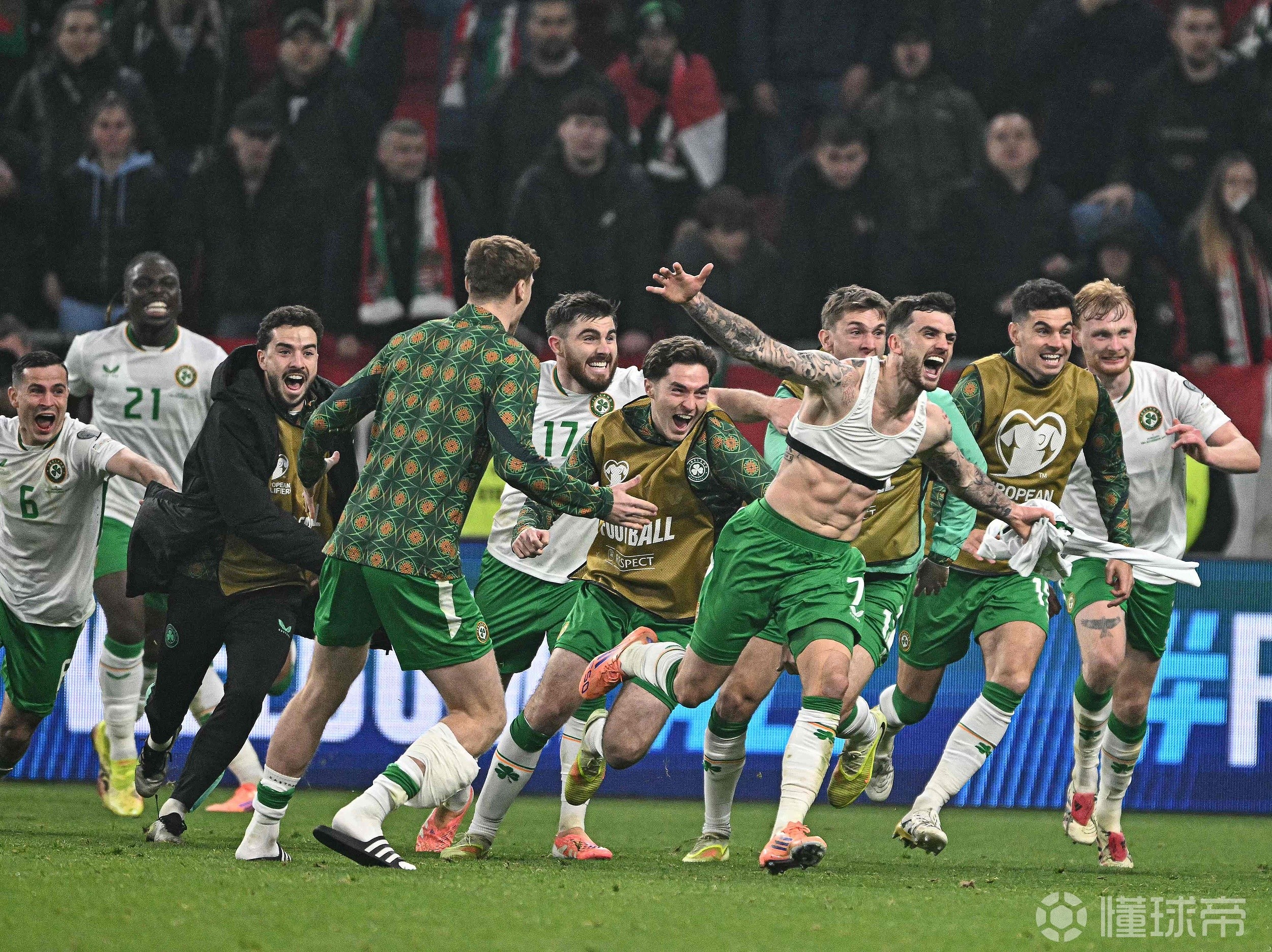 里昂对阵爱尔兰，库尔图瓦统治全场